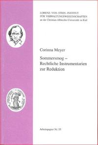 Sommersmog - Rechtliche Instrumentarien zur Reduktion