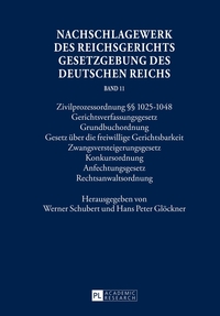 Nachschlagewerk des Reichsgerichts – Gesetzgebung des Deutschen Reichs