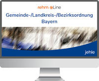 Gemeindeordnung mit Verwaltungsgemeinschaftsordnung, Landkreisordnung und Bezirksordnung für den Freistaat Bayern online