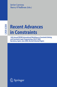 Recent Advances in Constraints