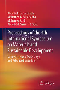 Proceedings of the 4th International Symposium on Materials and Sustainable Development