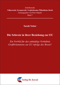 Die Schweiz in ihrer Beziehung zur EU