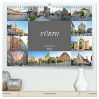 Fürth Impressionen (hochwertiger Premium Wandkalender 2025 DIN A2 quer), Kunstdruck in Hochglanz