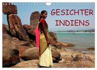 Gesichter Indiens (Wandkalender 2025 DIN A4 quer), CALVENDO Monatskalender