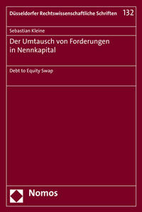 Der Umtausch von Forderungen in Nennkapital