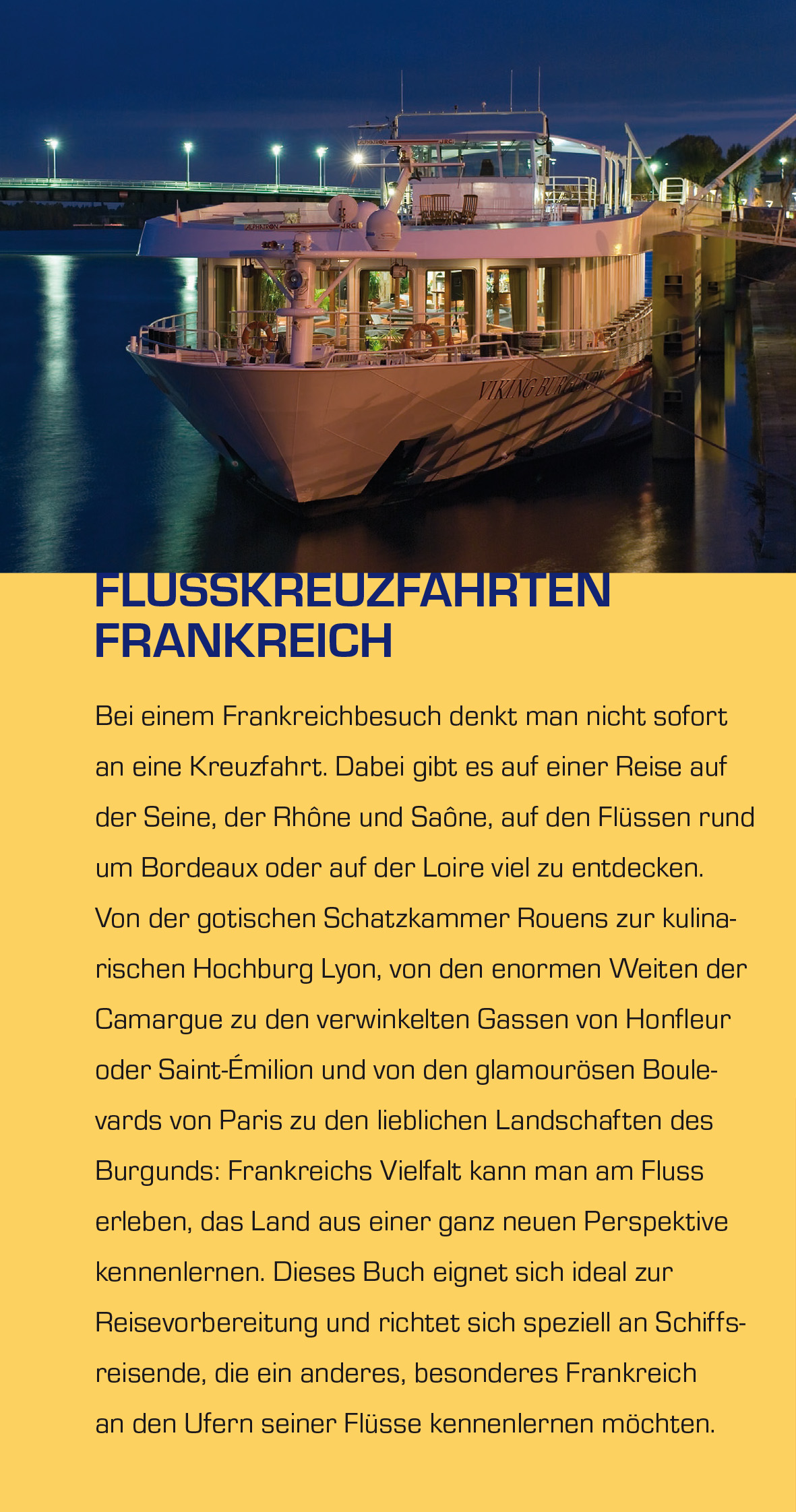 TRESCHER Reiseführer Flusskreuzfahrten Frankreich