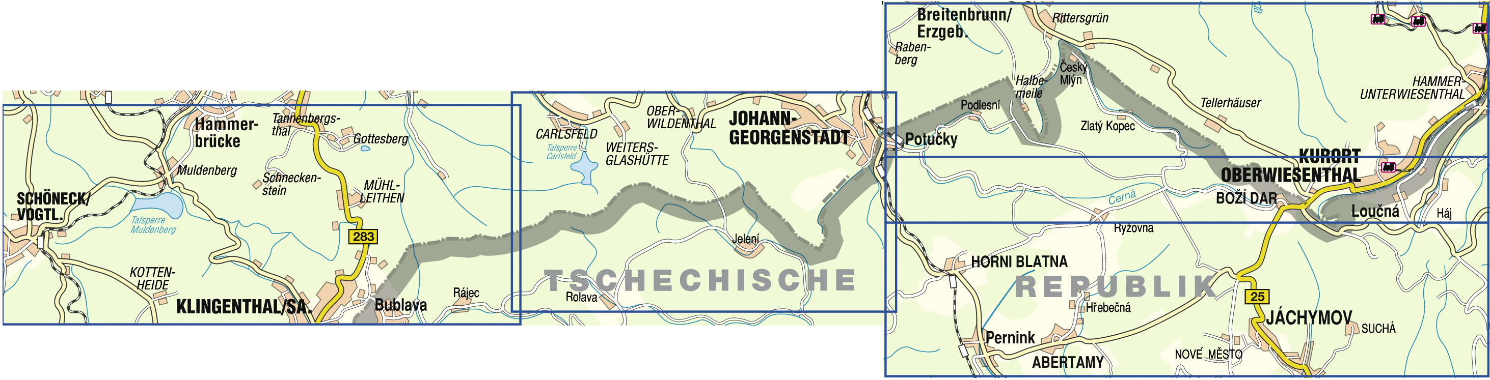 Kammloipe Schöneck-Johanngeorgenstadt / Krusnohorska lyzarska magistrala