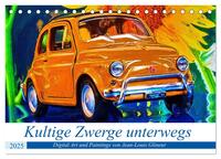 Kultige Zwerge unterwegs (Tischkalender 2025 DIN A5 quer), CALVENDO Monatskalender