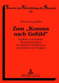 Zum «Komma nach Gefühl»