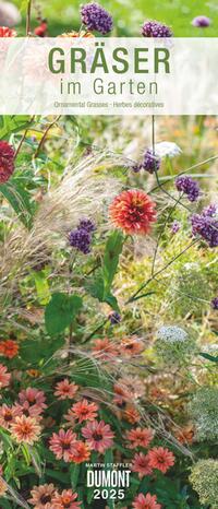 DUMONT - Gräser im Garten 2025 Wandkalender, 30x70cm, Gartenkalender mit beeindruckenden Fotografien aus dem Garten, mit Spiralbindung