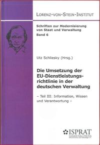 Die Umsetzung der EU-Dienstleistungsrichtlinie in der deutschen Verwaltung