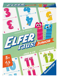 Ravensburger - 20947 Elfer Raus! Junior - Kartenspiel 2 - 6 Spieler, Spiel ab 5 Jahren für Kinder und Erwachsene, Zahlenraum 1-20