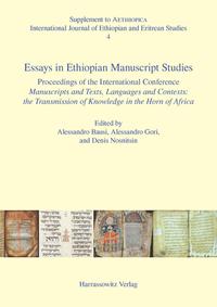 Essays in Ethiopian Manuscript Studies