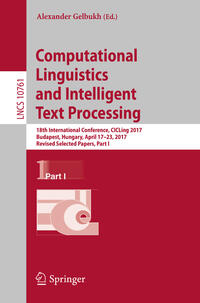 Computational Linguistics and Intelligent Text Processing