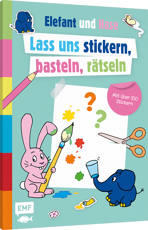 Die Sendung mit dem Elefanten - Lass uns stickern, basteln, rätseln