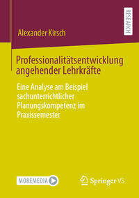 Professionalitätsentwicklung angehender Lehrkräfte