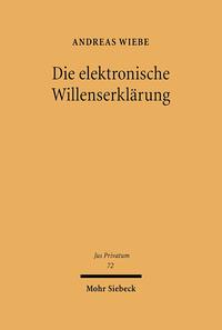 Die elektronische Willenserklärung