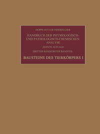 Bausteine des Tierkörpers I