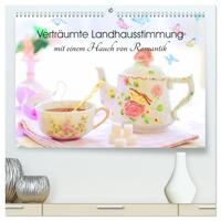 Verträumte Landhausstimmung mit einem Hauch von Romantik (hochwertiger Premium Wandkalender 2025 DIN A2 quer), Kunstdruck in Hochglanz