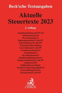 Aktuelle Steuertexte 2023