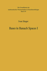 Bases in Banach Spaces I