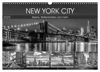 NEW YORK CITY Skyline, Wolkenkratzer und mehr (Wandkalender 2025 DIN A3 quer), CALVENDO Monatskalender