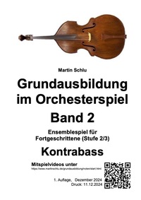 Grundausbildung im Orchesterspiel, Kontrabass, Band 2