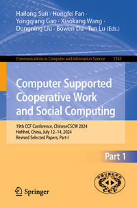 Computer Supported Cooperative Work and Social Computing