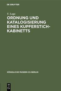 Ordnung und Katalogisierung eines Kupferstich-Kabinetts