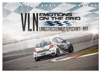 EMOTIONS ON THE GRID - VLN Langstreckenmeisterschaft Nürburgring (Tischkalender 2025 DIN A5 quer), CALVENDO Monatskalender