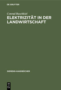 Elektrizität in der Landwirtschaft