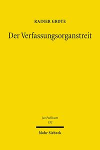 Der Verfassungsorganstreit