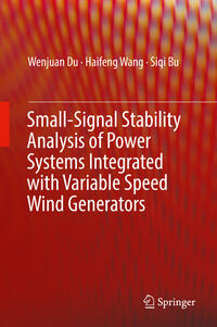 Small-Signal Stability Analysis of Power Systems Integrated with Variable Speed Wind Generators