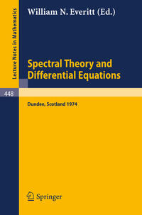 Spectral Theory and Differential Equations