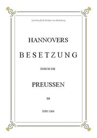 Hannovers Besetzung durch die Preussen im Juni 1866