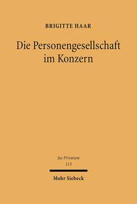 Die Personengesellschaft im Konzern