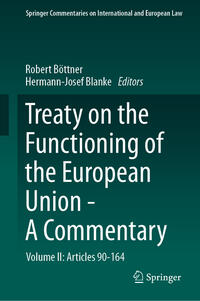 Treaty on the Functioning of the European Union - A Commentary