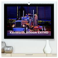 Kenworth W900A EXTHD (hochwertiger Premium Wandkalender 2025 DIN A2 quer), Kunstdruck in Hochglanz