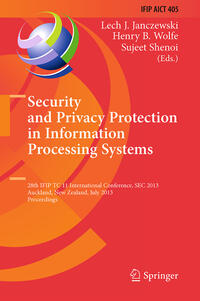 Security and Privacy Protection in Information Processing Systems