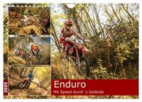 Enduro Mit Speed durch`s Gelände (Wandkalender 2025 DIN A4 quer), CALVENDO Monatskalender