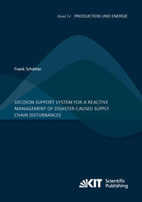 Decision support system for a reactive management of disaster-caused supply chain disturbances