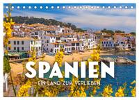 Spanien - ein Land zum Verlieben. (Tischkalender 2025 DIN A5 quer), CALVENDO Monatskalender