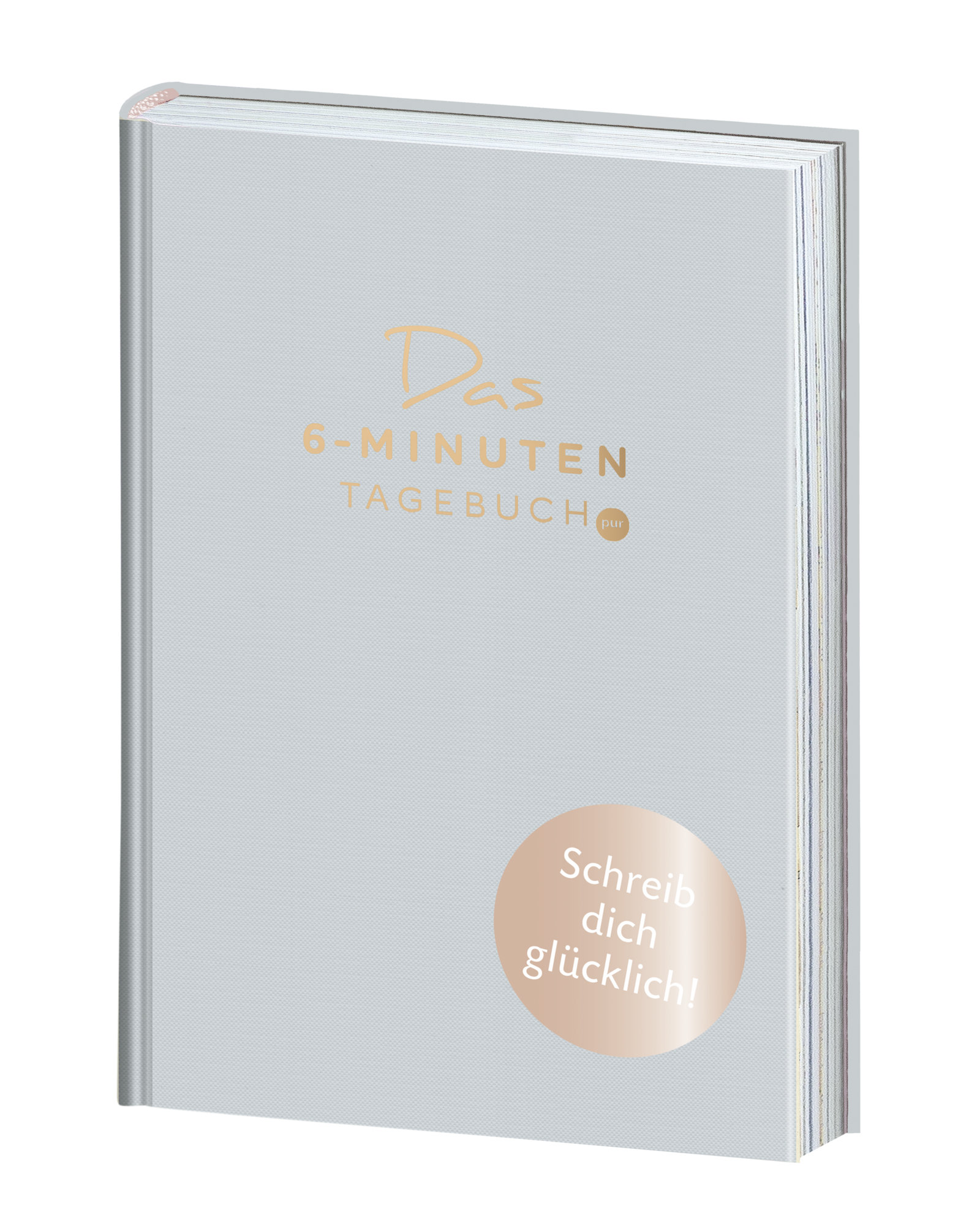 Das 6-Minuten-Tagebuch pur (opalblau)