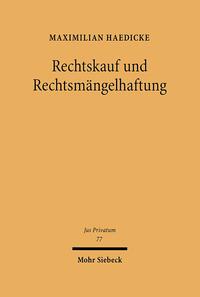 Rechtskauf und Rechtsmängelhaftung