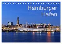 Hamburger Hafen (Tischkalender 2025 DIN A5 quer), CALVENDO Monatskalender