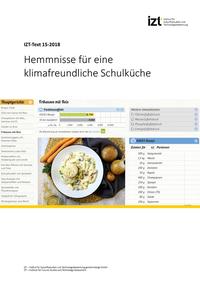 Hemmnisse für eine klimafreundliche Schulküche