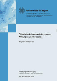 Öffentliche Fahrradverleihsysteme - Wirkungen und Potenziale