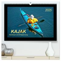 Kajak - Abenteuer und Entspannung (hochwertiger Premium Wandkalender 2025 DIN A2 quer), Kunstdruck in Hochglanz