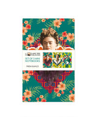 Dreier Set Mini-Notizbücher: Frida Kahlo