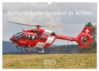 Rettungshubschrauber in Action (Wandkalender 2025 DIN A3 quer), CALVENDO Monatskalender